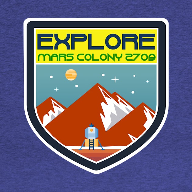 Mars Colony Badge by LittleBunnySunshine